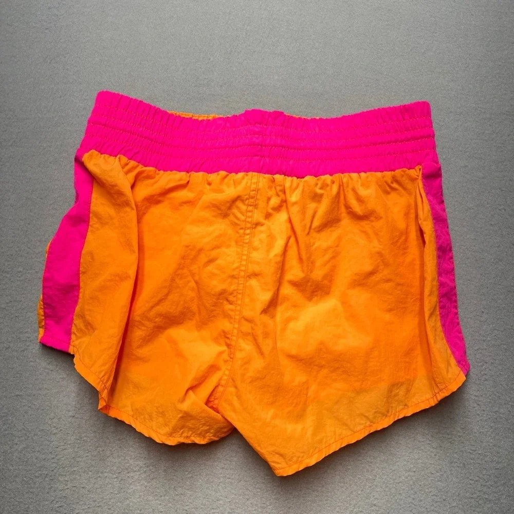Vintage JAMS Neon Orange Pink Boxer Shorts 80s‎ 90s Surf Beach Festival Mens L